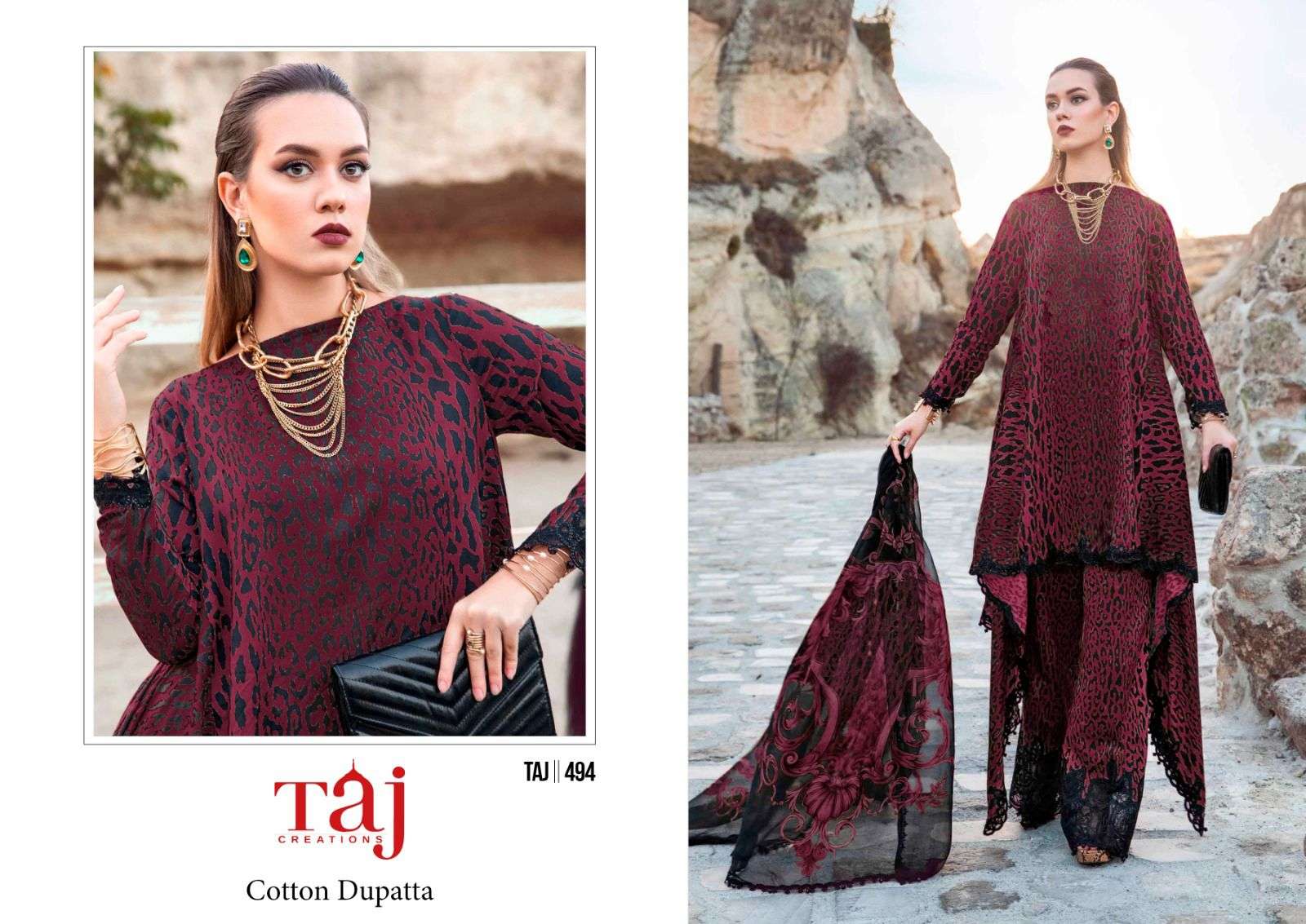 Super Hit Design Dno. 492-493 & 494 by Taj -03