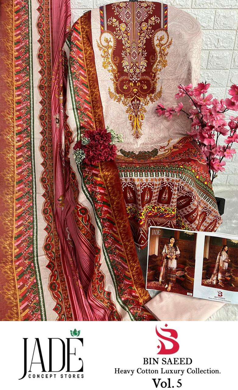  Bin Saeed Heavy Cotton Luxury Collection Vol 5 BY Jade-04