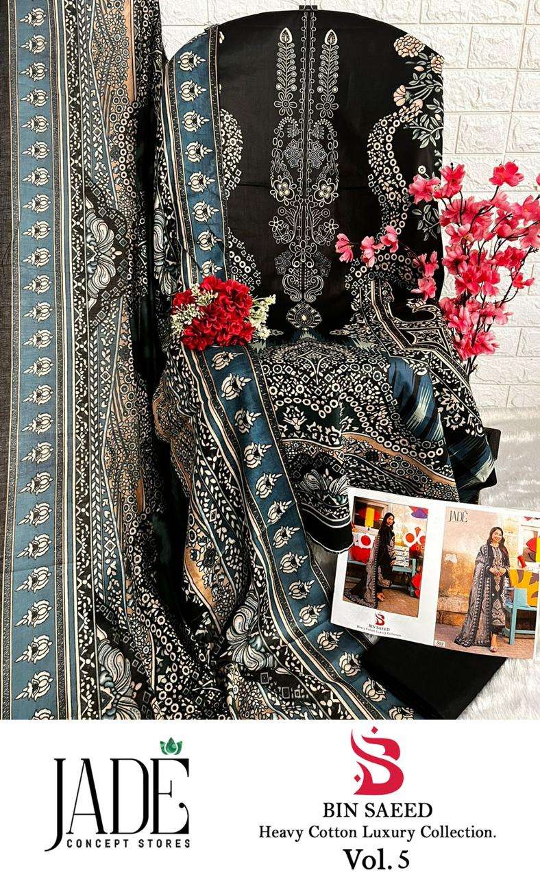  Bin Saeed Heavy Cotton Luxury Collection Vol 5 BY Jade-06