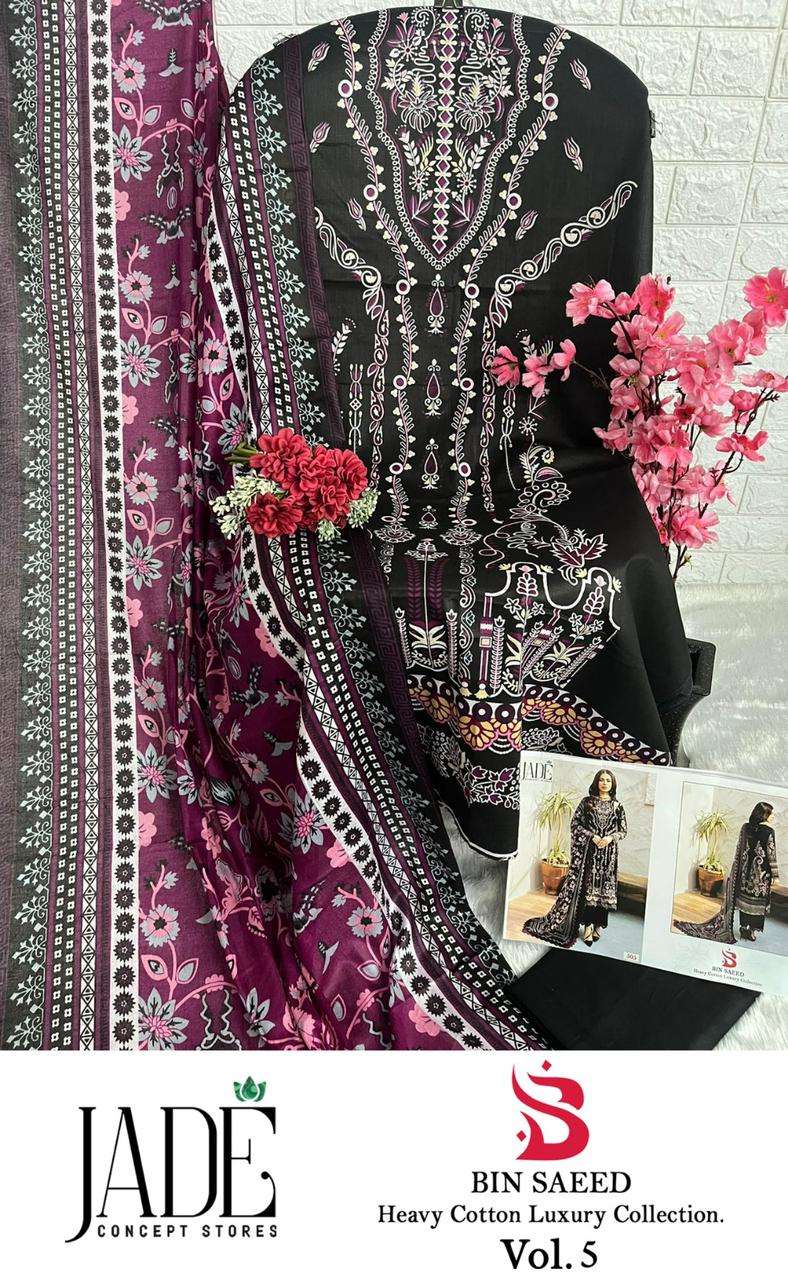  Bin Saeed Heavy Cotton Luxury Collection Vol 5 BY Jade-10