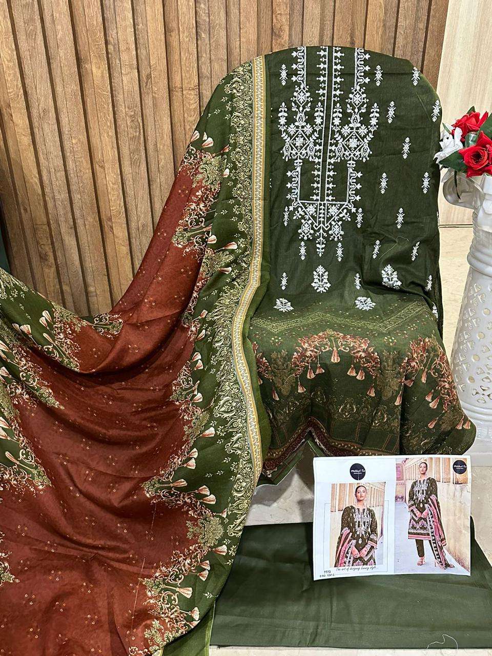 Bin saheed lawn vol 21 D No1297 by Mehbbob tex-06