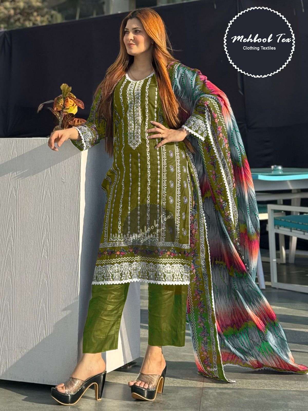 CHEVRON LUXURY LAWN D no 1306 by Mehboob Tex-01