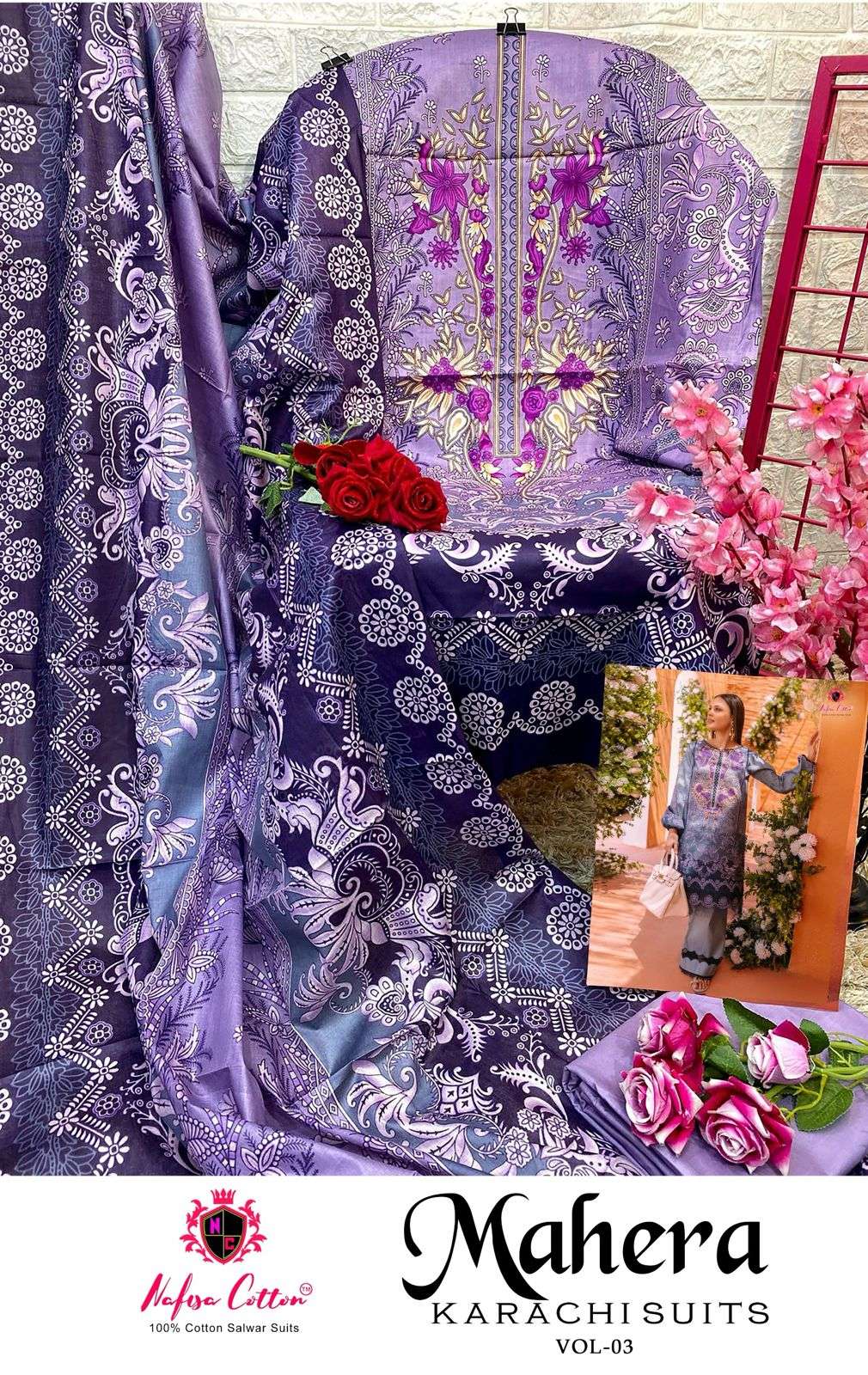 MAHERA KARACHI SUITS VOL 03 BY NAFISA-02