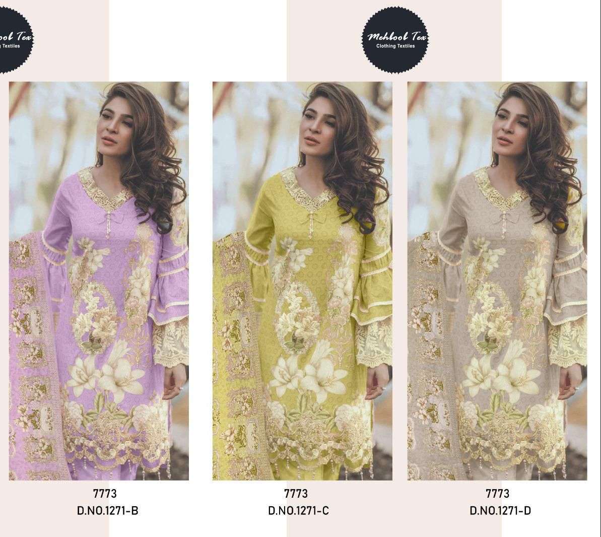  Maria b Gold Dno 1271 by MEHBOOB TEX-01-06 B