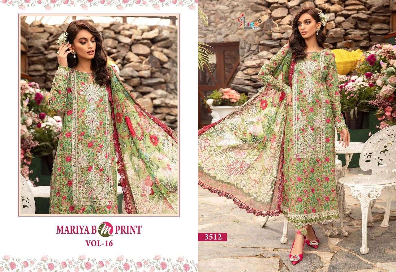 MARIA B M PRINT VOL-16 BY SHREE-01