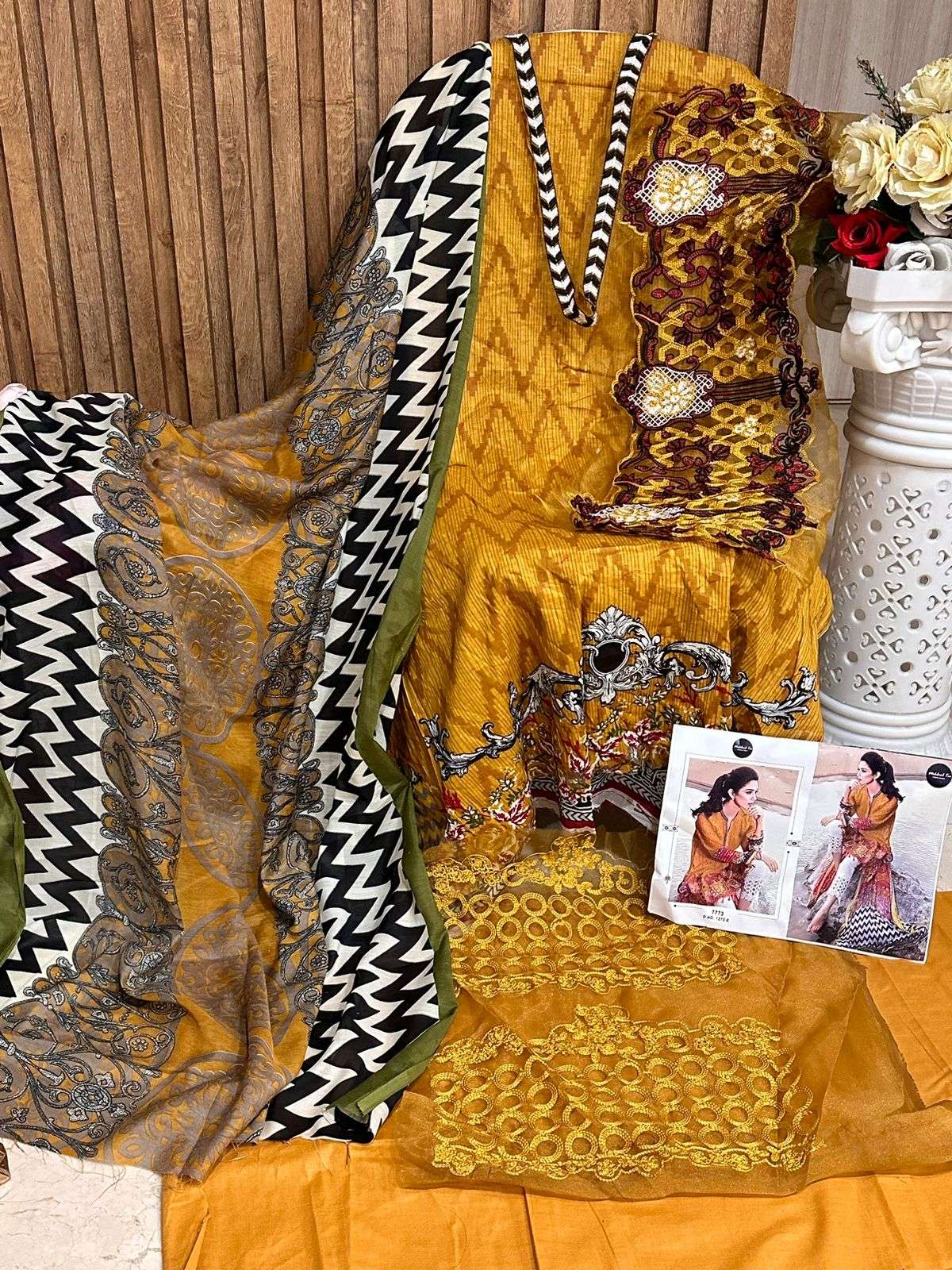 maria b red rose D no:- 1272 BY Mehboob Tex-05