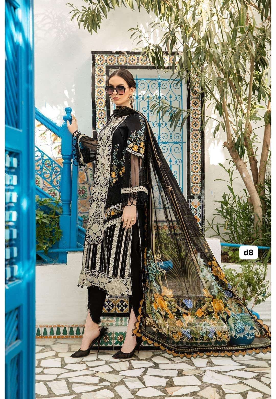 MARIA.B UNSTICHED LUXE EID LAWN SS 24 by Maria B-01