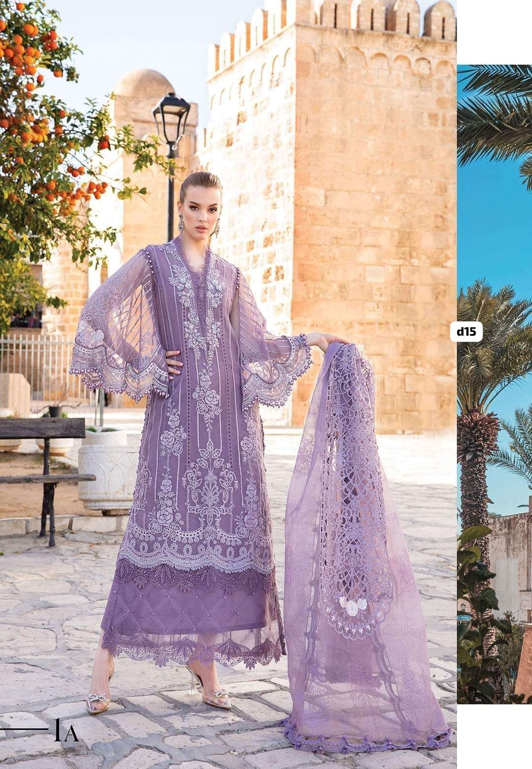 MARIA.B UNSTICHED LUXE EID LAWN SS 24 by Maria B-19