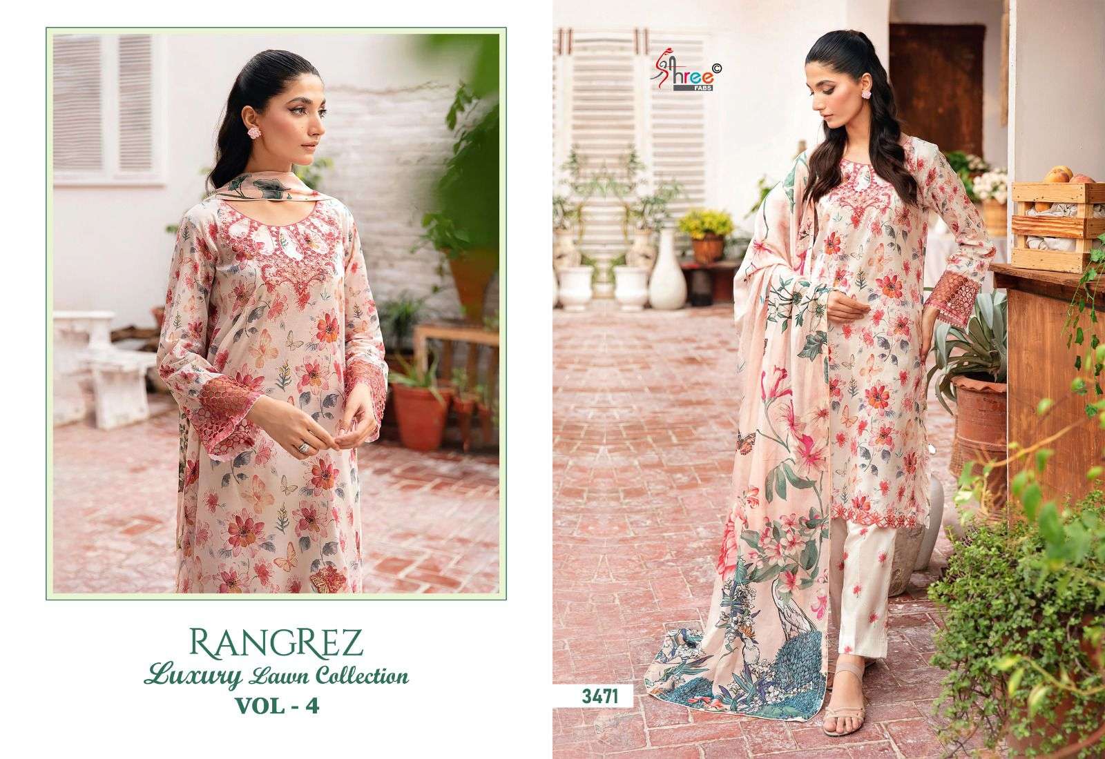 RANGREZ LUXURY LAWN VOL-04 BY SHREE-07
