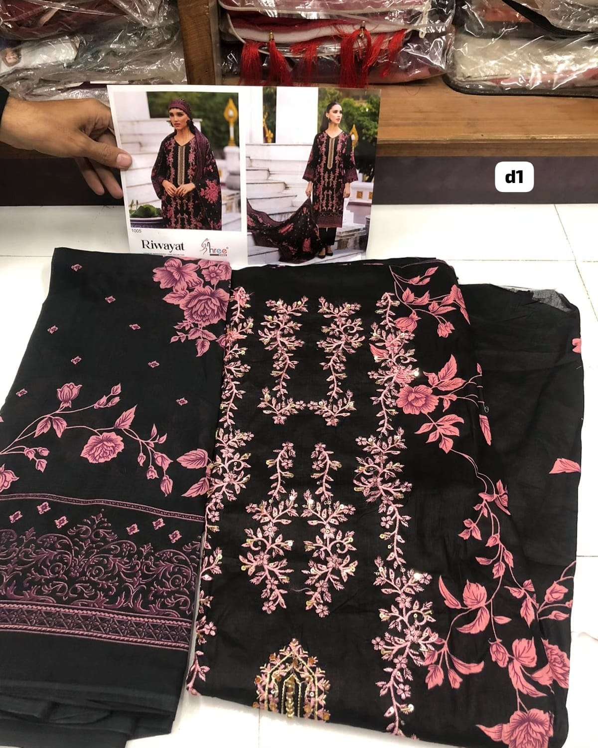 RIWAYAT PREMIUM EMBRODERED OPEN PIC BY SHREE-02