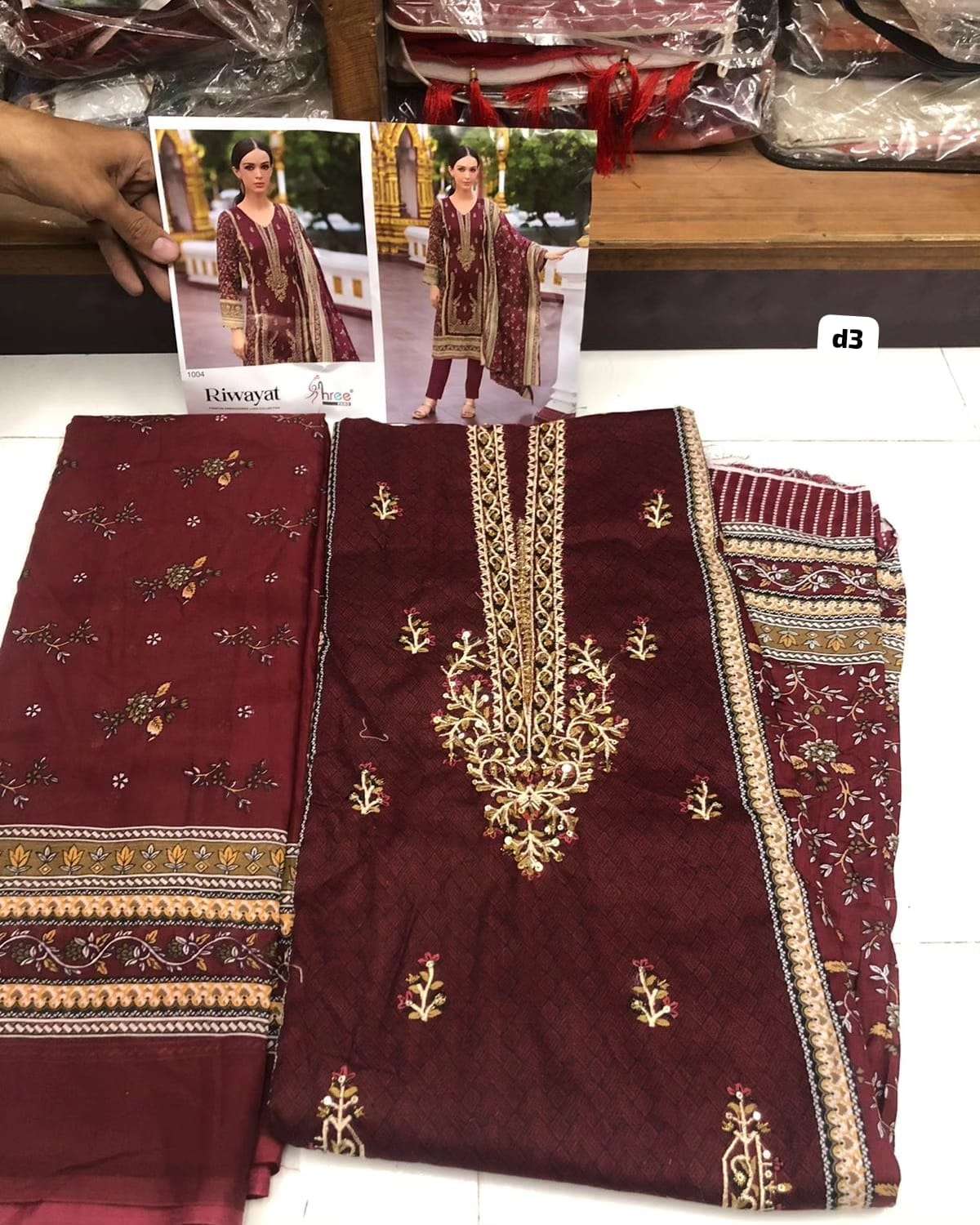 RIWAYAT PREMIUM EMBRODERED OPEN PIC BY SHREE-03