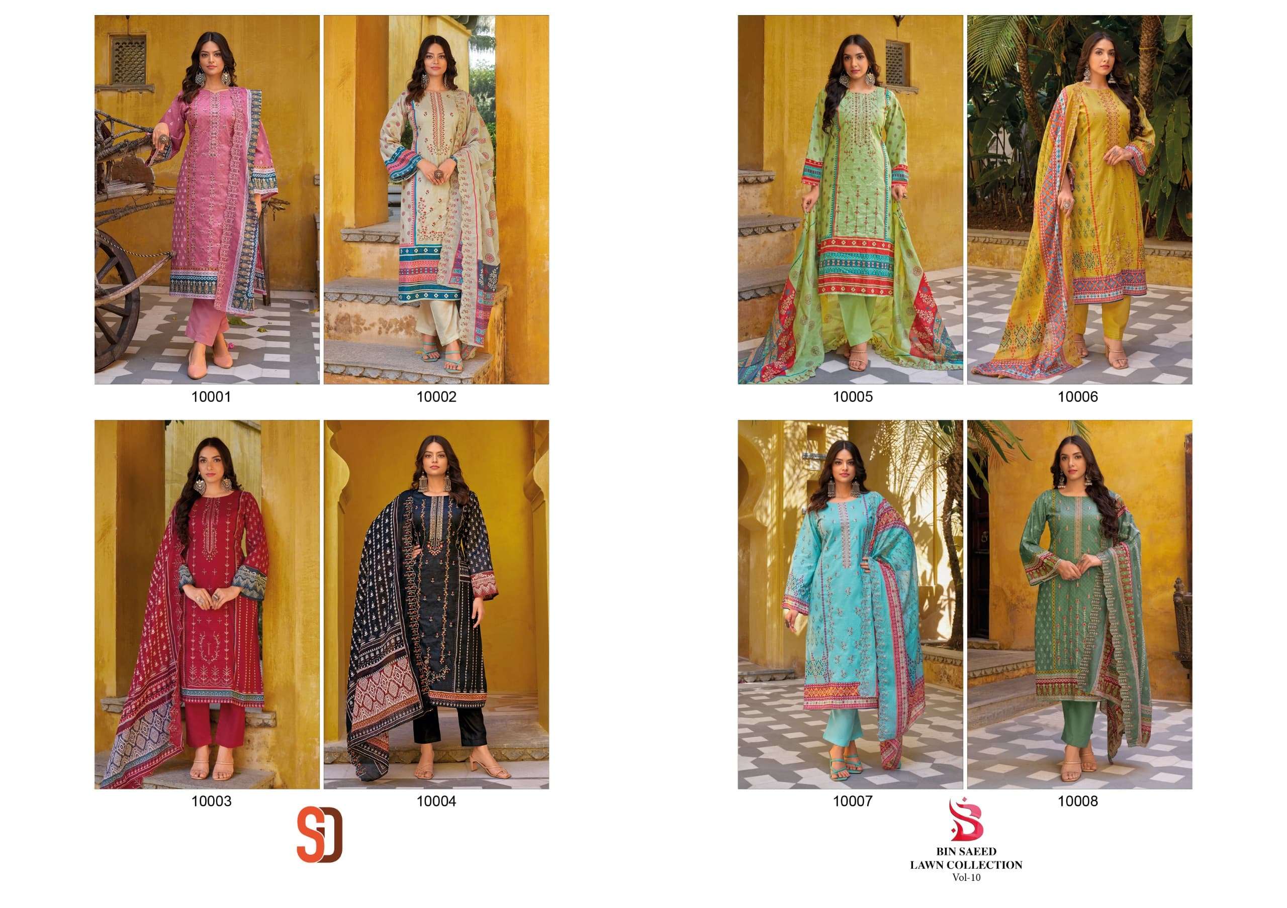 BIN SAEED VOL-10 SHARDDHA DESIGNER-01-08