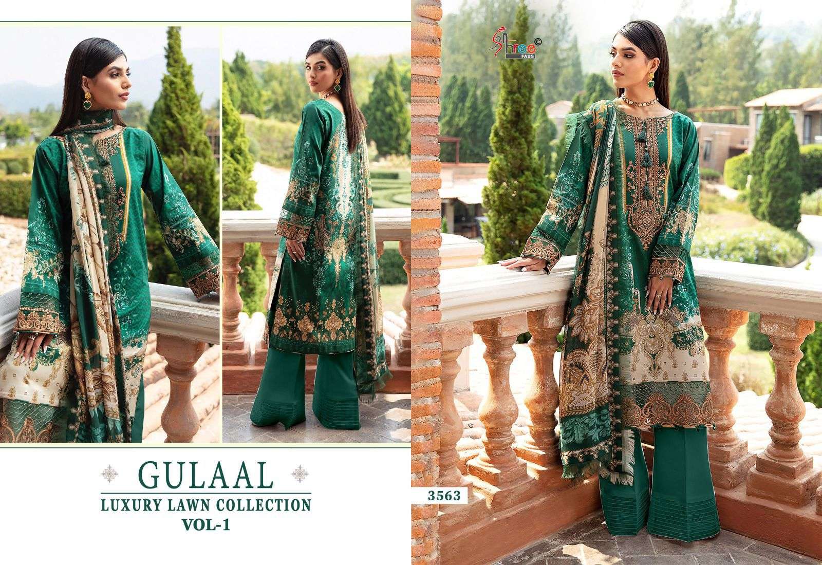 GULAAL LUXURY LAWN VOL-01 by Shree-04