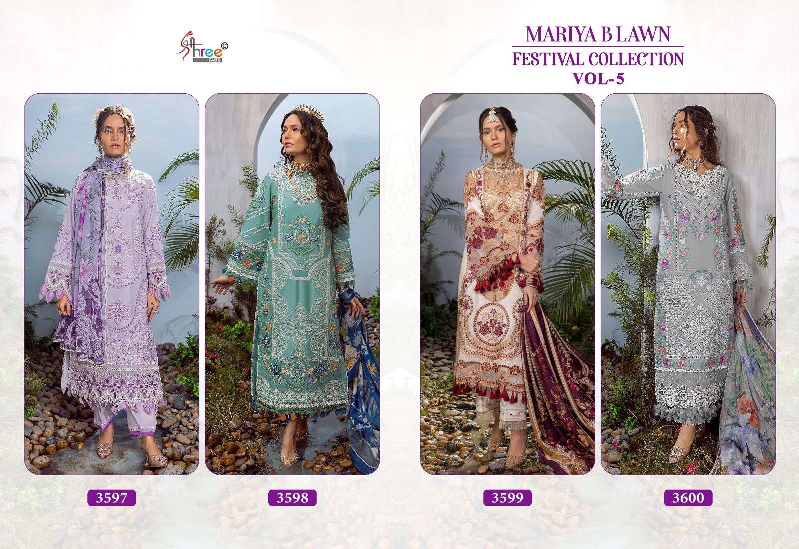MARIYA B LAWN FESTIVAL VOL -5 by SHREE-01-08 A