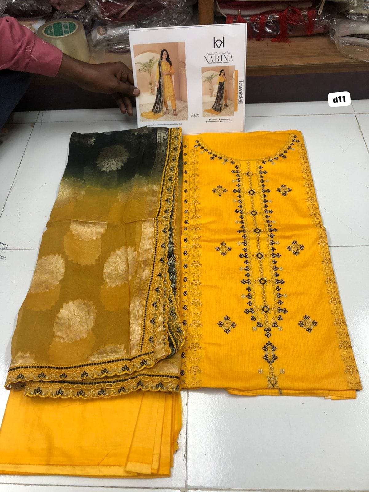 NARINA LAWN 2024 OPEN PIC by TAWAKKAL-09