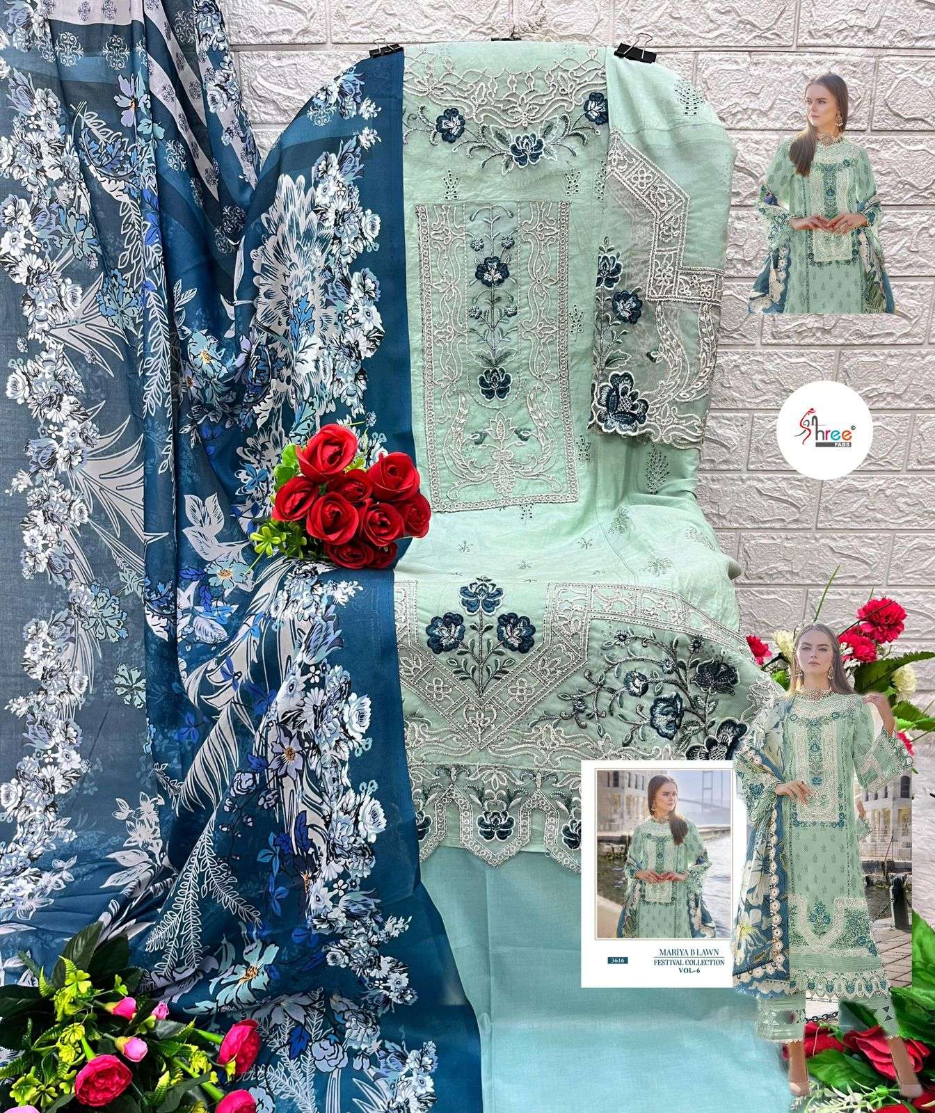 MARIYA B LAWN VOL-06 by Shree-12