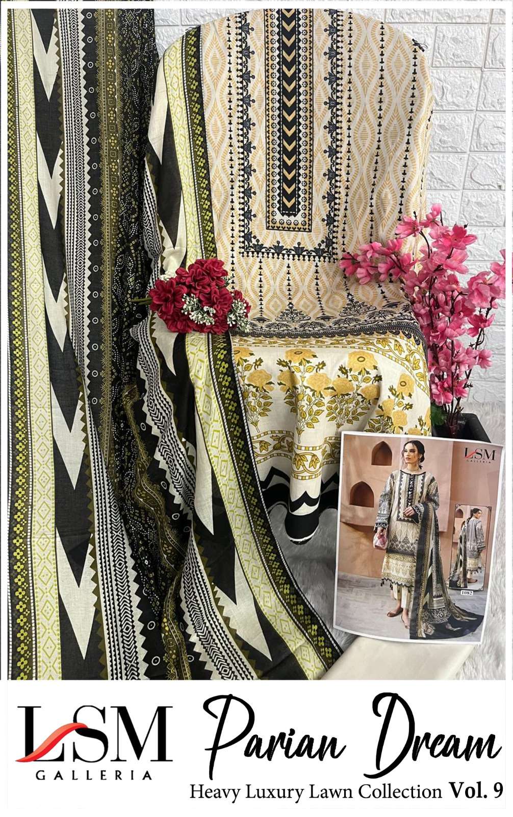 PARIAN DREAM HEAVY LUXURY LAWN COLLECTION VOL 9 by LSM -07