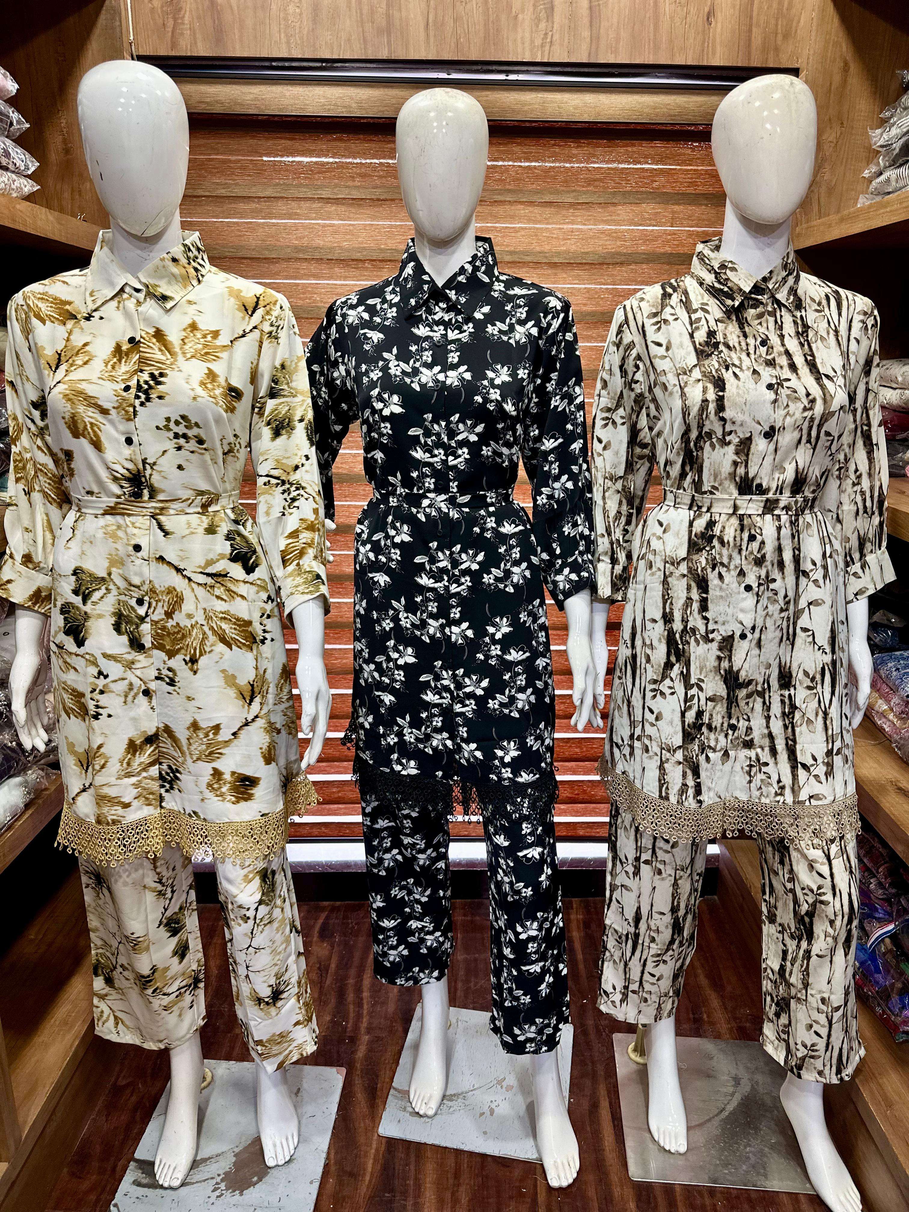 NEW TURKEY FABRIC PAKISTANI STYLE CORD SET BY READY WEAR-01