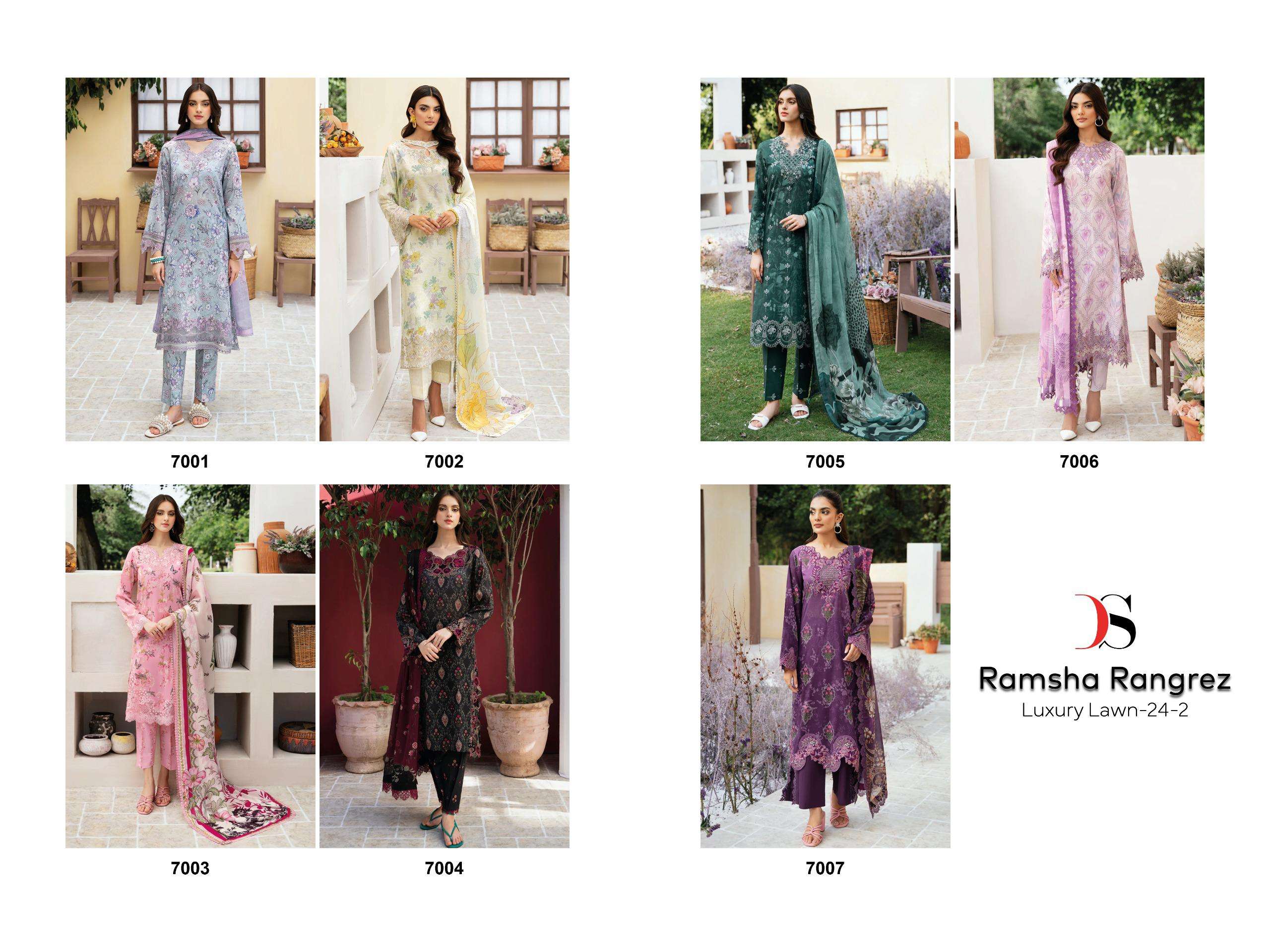 RAMSHA RUNGREZ 24-2 luxury lawn by DEEPSY SUITS -01-07 A