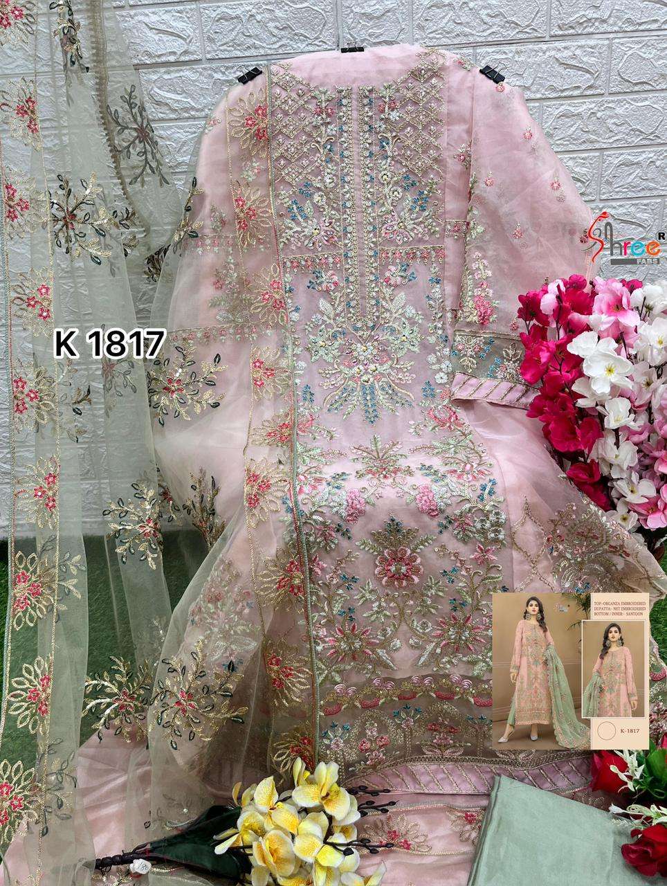 DESIGN NO K 1817 A B C D BY SHREE FAB-05