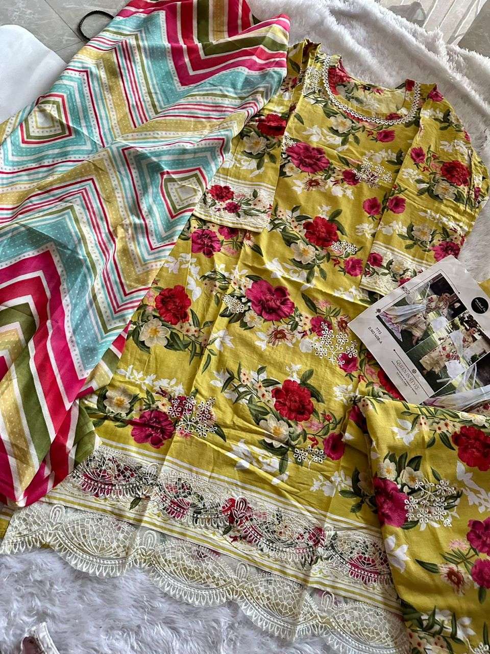 Elaf chikankari Vol 2 D No 1408 By Mehbbob tex-06