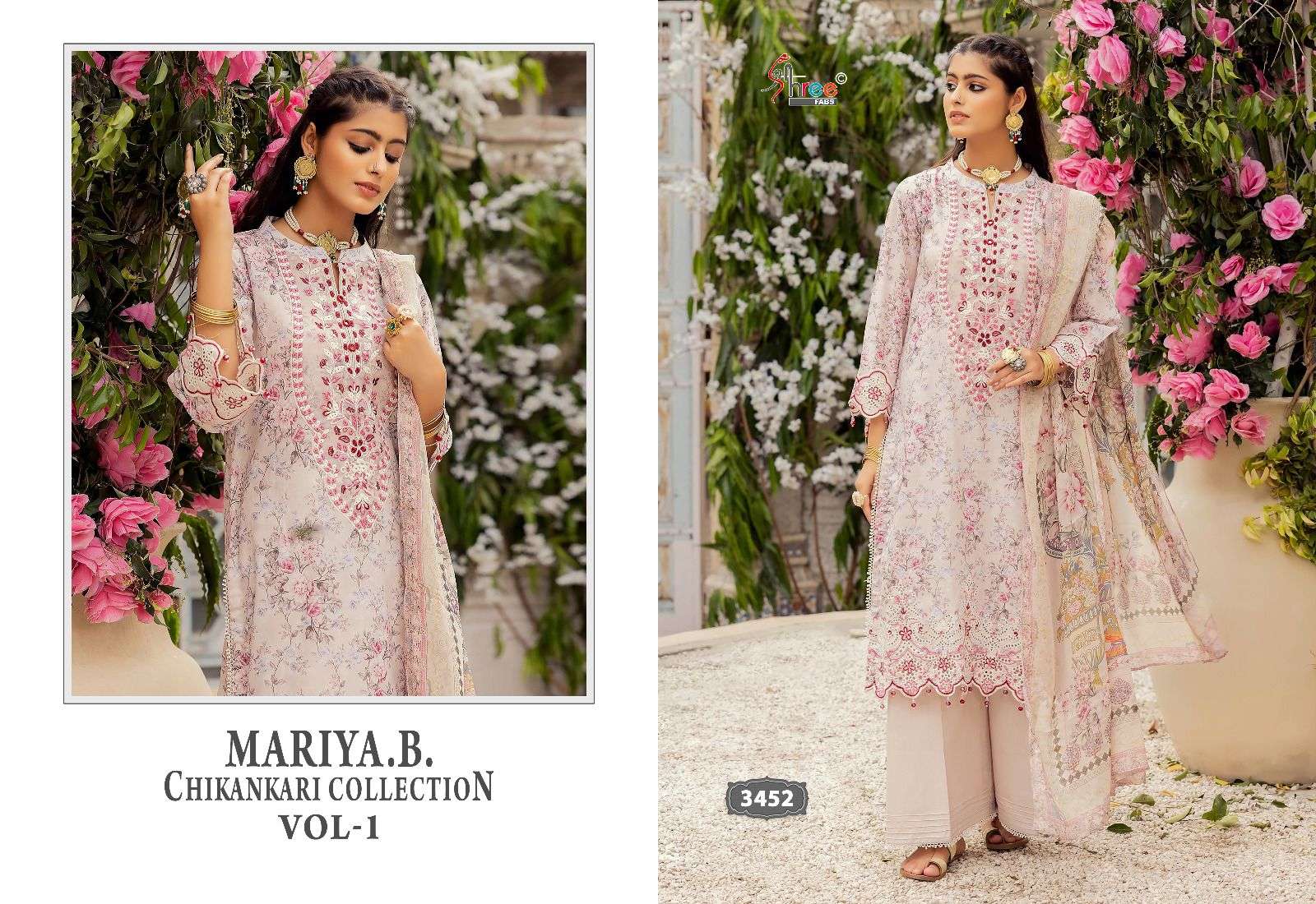 MARIYA B CHIKANKARI COLLECTION VOL-01 BY SHREE-06