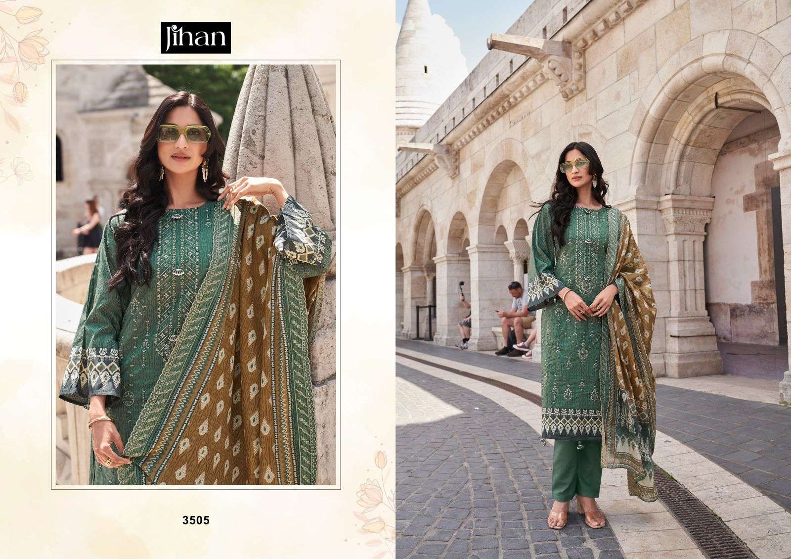PRESET BIN SAEED LAWN COLLECTION VOL - 13 BY JIHAN-03