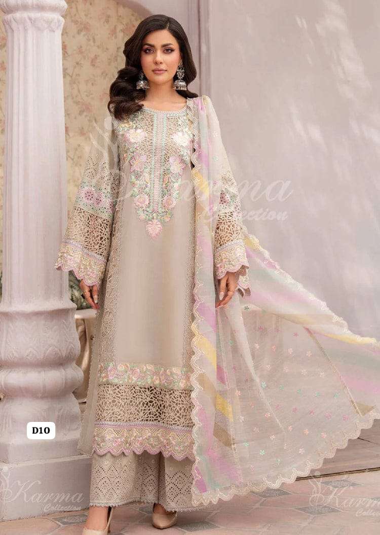 Mah e Roohi Karma Luxury Lawn Collection-09