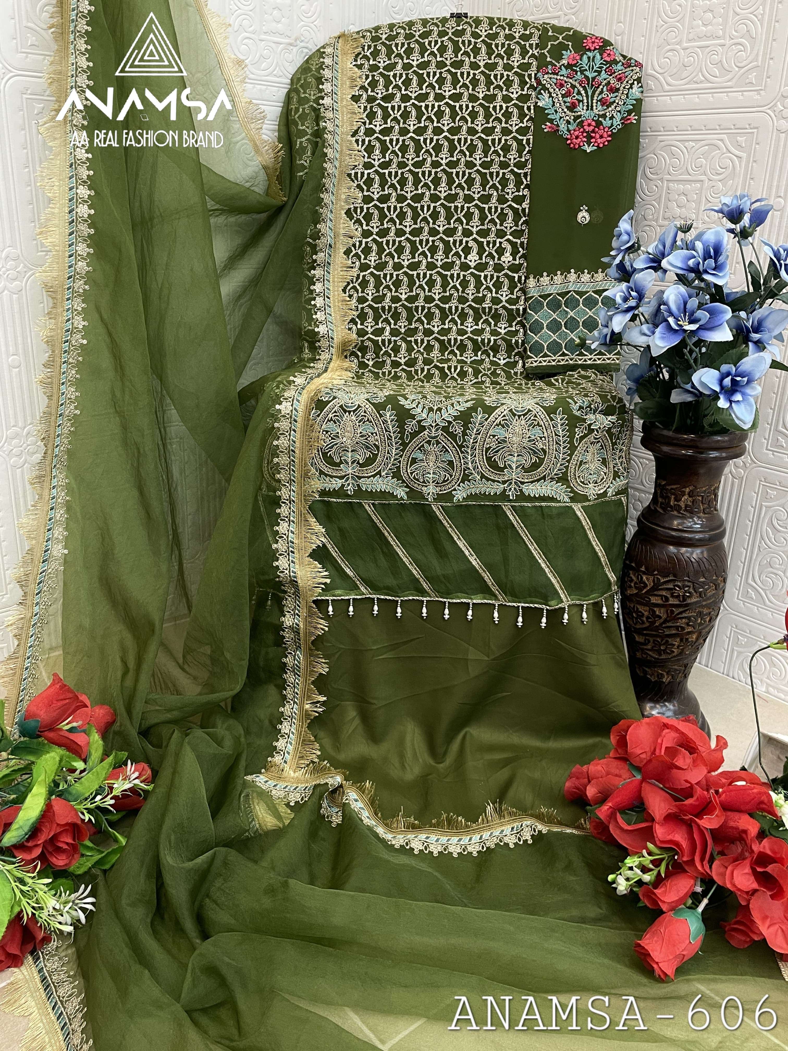 D No -606 Semi Stitched by Anamsa-02