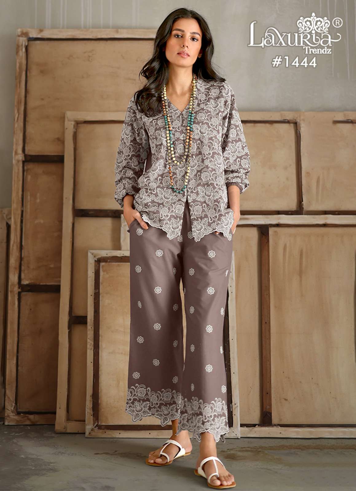 Premium Quality Co-Ord Sets D.No.1444 By Laxuria Trends-03