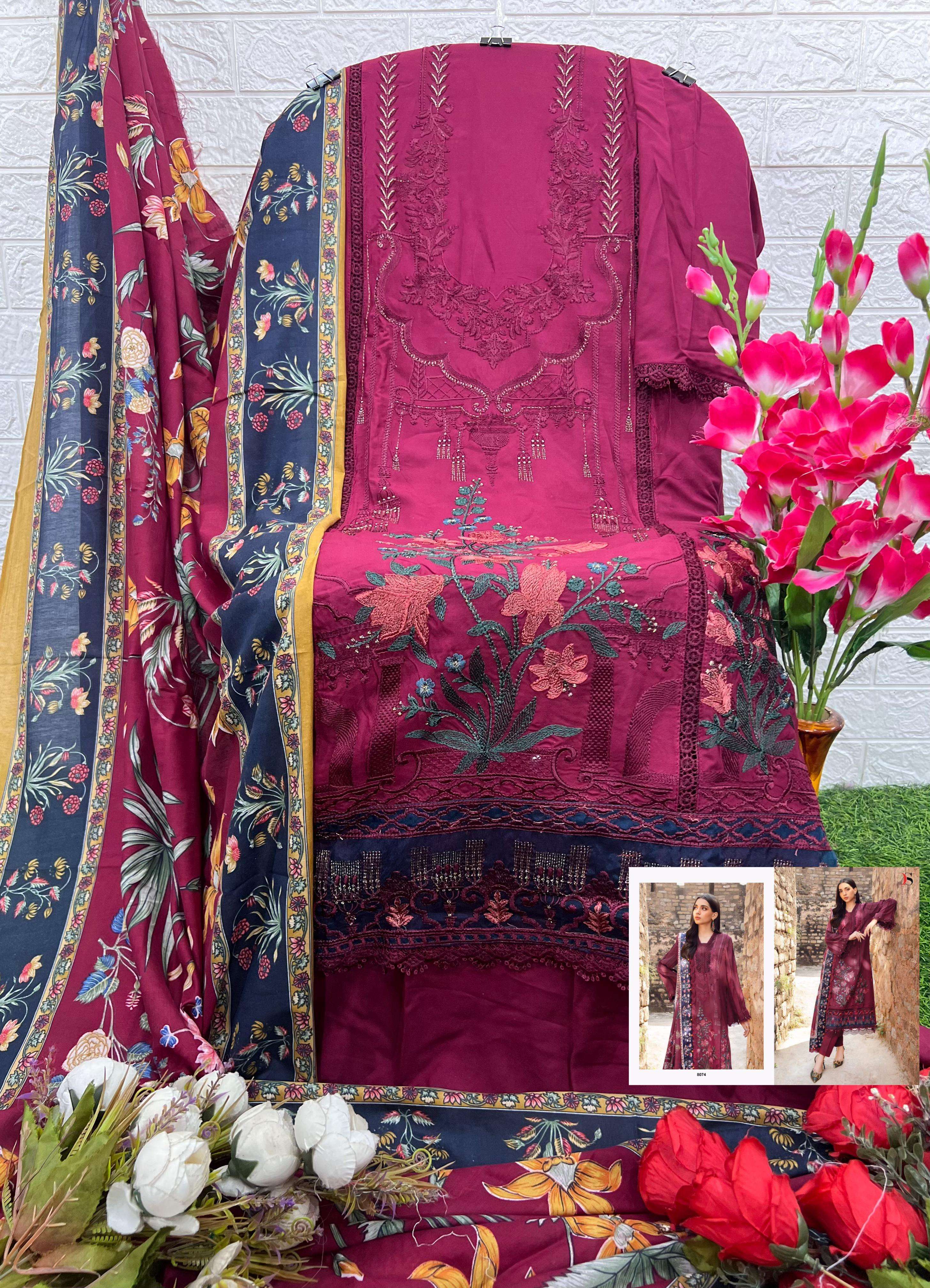 MARIA B Emb 2 Rayon Collection by DEEPSY SUITS-09