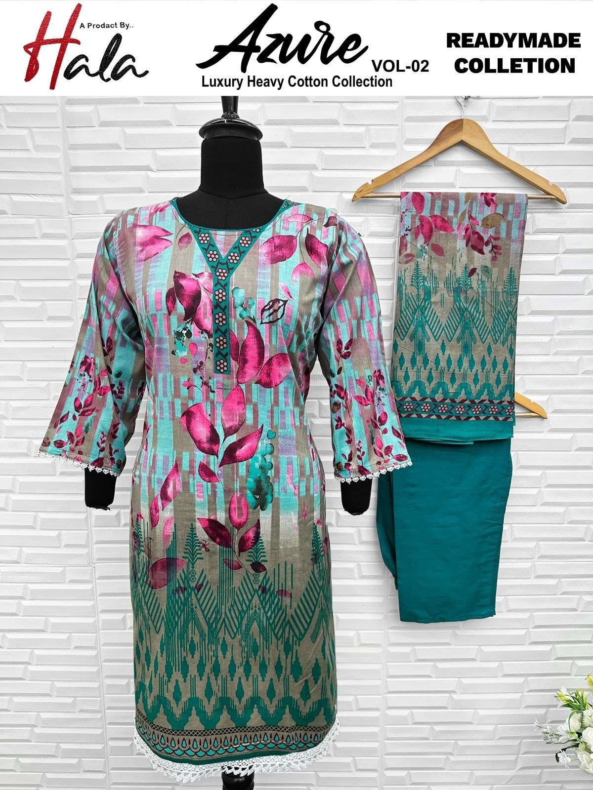 AZURE VOL 2 HEAVY LAWN COTTON by HALA-01