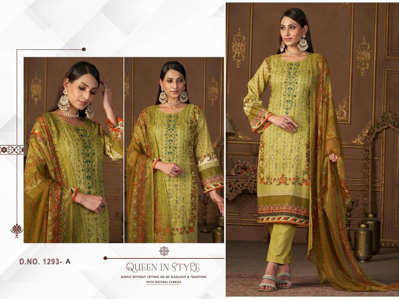 Bin saheed lawn collection vol 21Design No - 1293 by Mehbbob tex-03