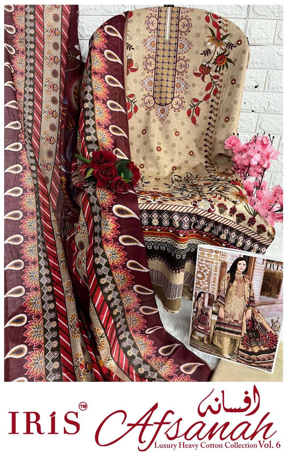 AFSANAH LUXURY HEAVY COTTON COLLECTION VOL.6 BY IRIS-13