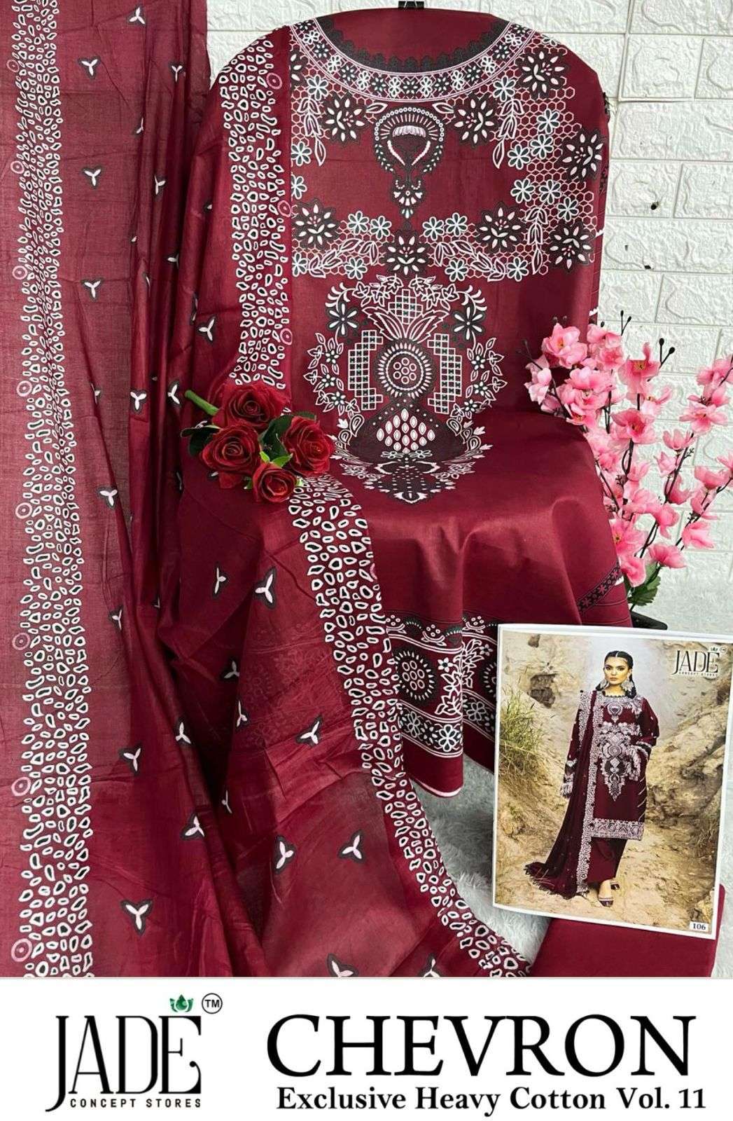 CHEVRON EXCLUSIVE HEAVY COTTON VOL11 MODEL AND OPEN PIC BY JADE-10