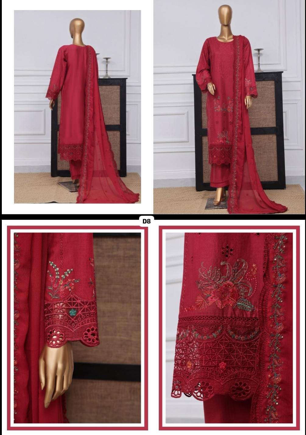 Sadabahar Chikankari Spring Eid Collection by ready wear-07