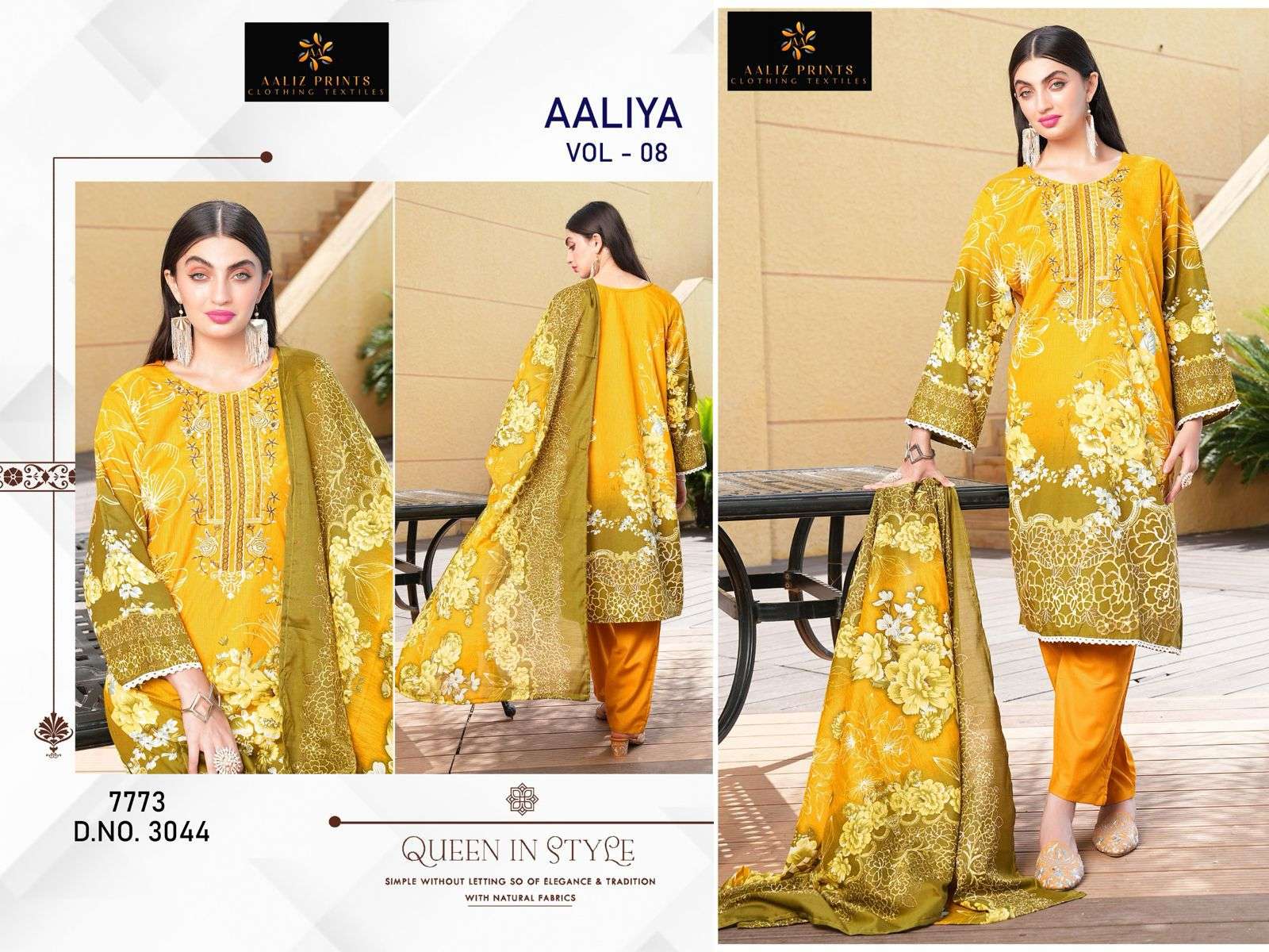 Aaliya embroidery collection vol 8 By Aaliz Prints-01