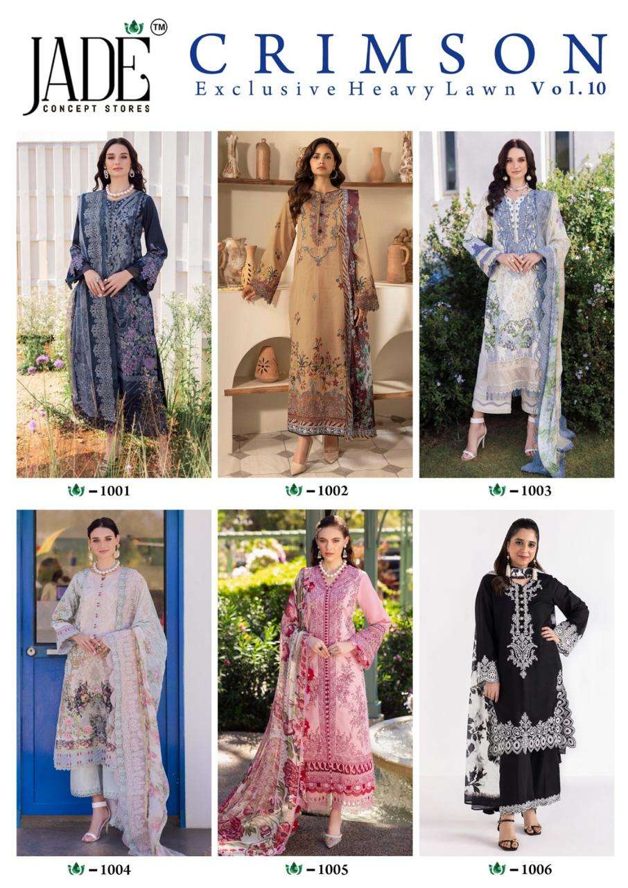 CRIMSON EXCLUSIVE HEAVY LAWN COLLECTION VOL 10 BY JADE-01-12