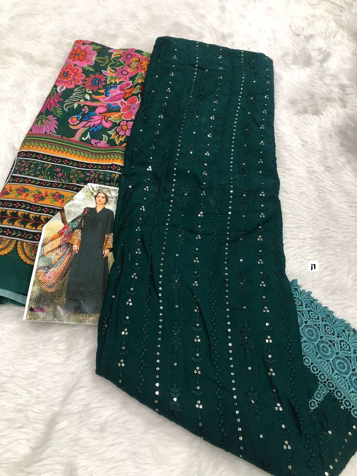 Falah Premium Cotton Collection Code 20343 by Falah Designer Suits-01-02 B