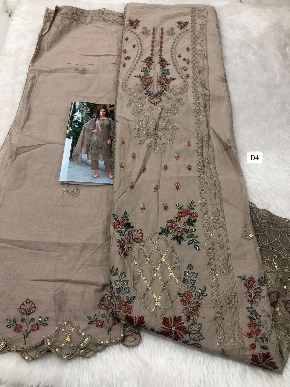 Falah Premium Cotton Collection Code : 30196 Falah Designer Suits-03