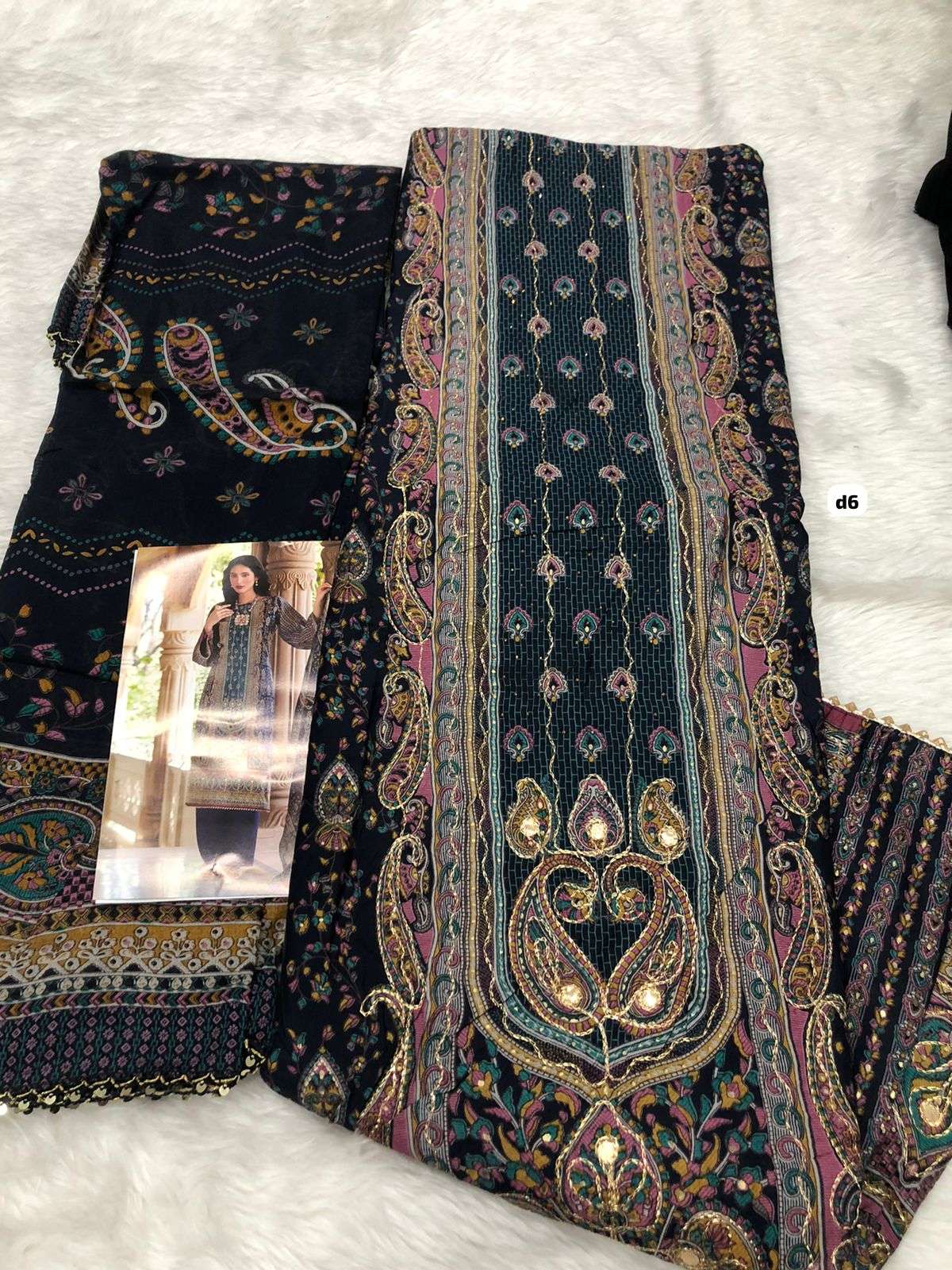 falah Premium Muslin Collection code 30357 By Falah Designer Suits-05