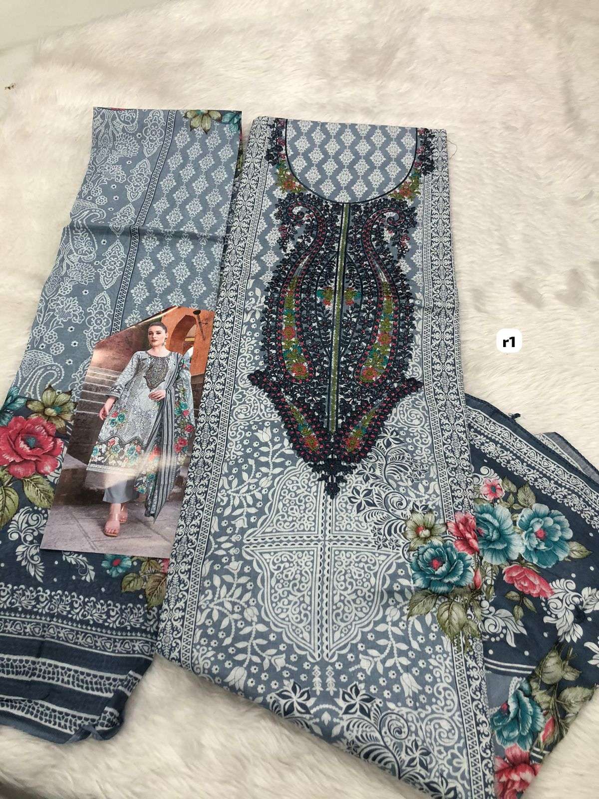 falah Premium Muslin Collection code 30358 By Falah Designer Suits-01