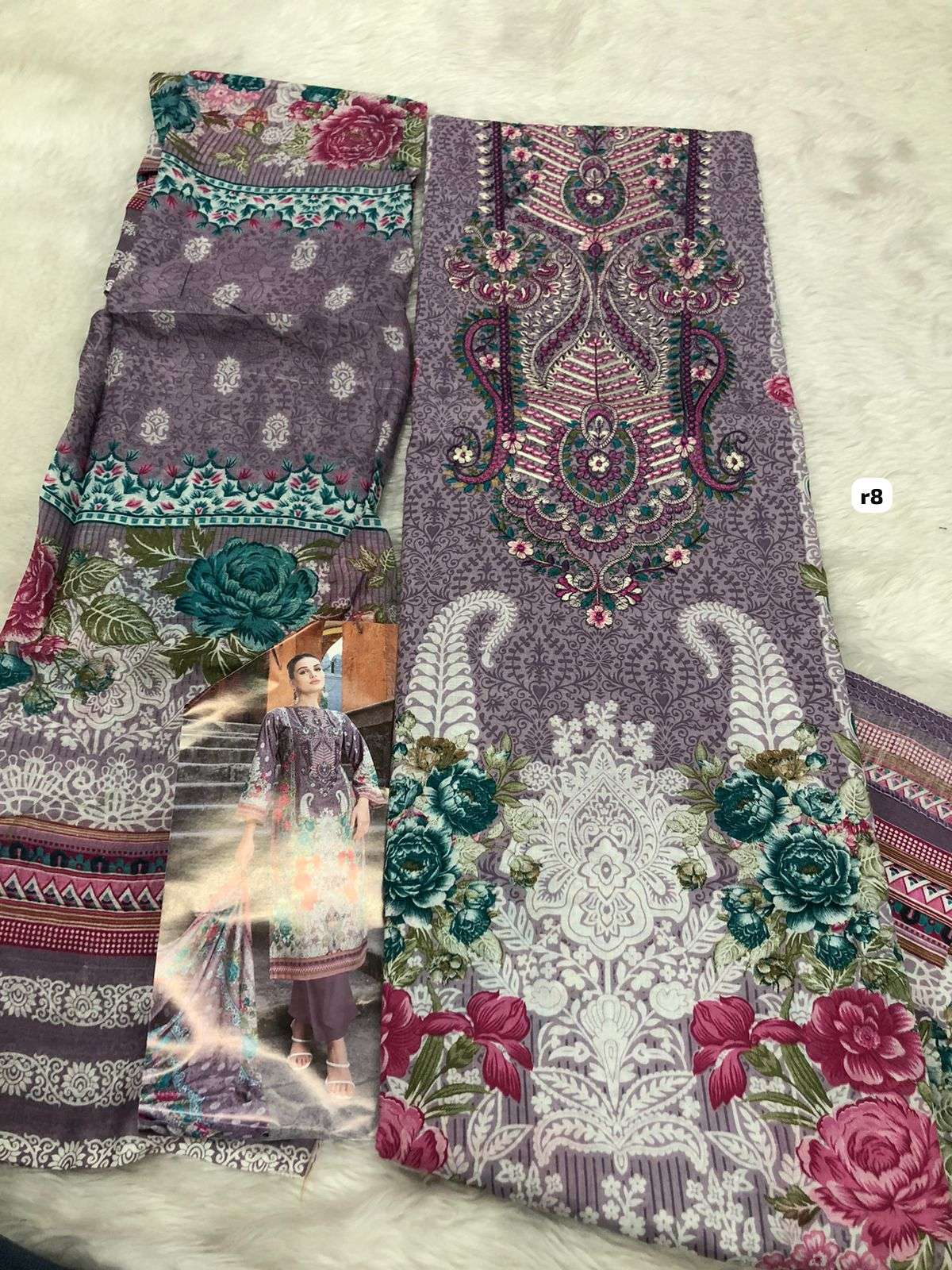 falah Premium Muslin Collection code 30358 By Falah Designer Suits-08