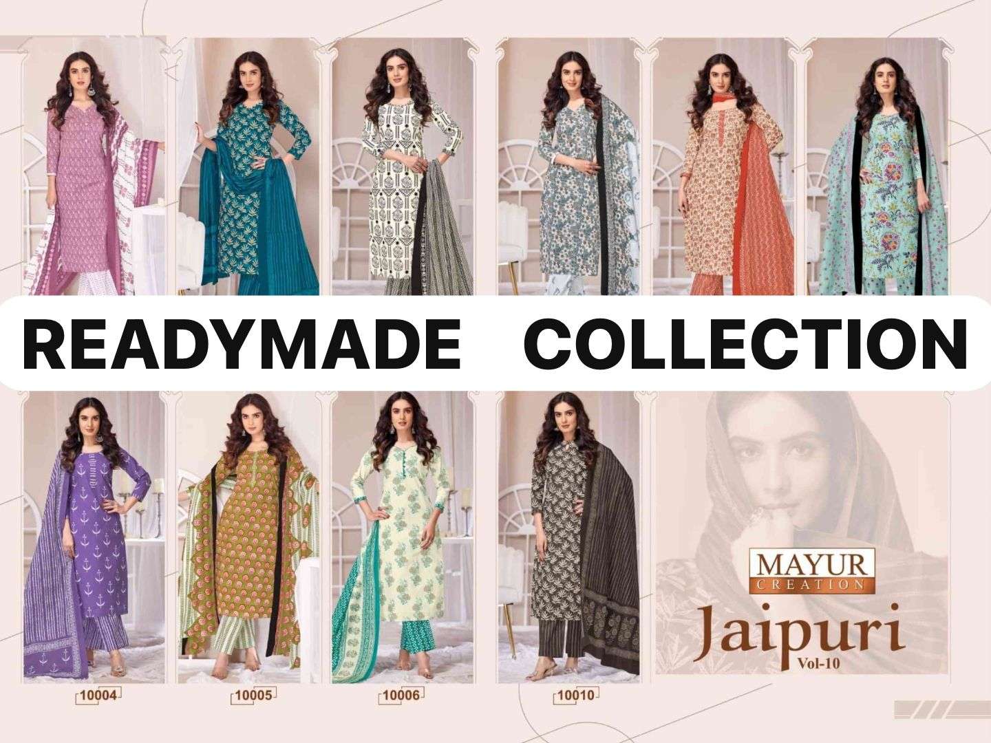 JAIPURI VOL 10 Ready wear By Mayur-01-10