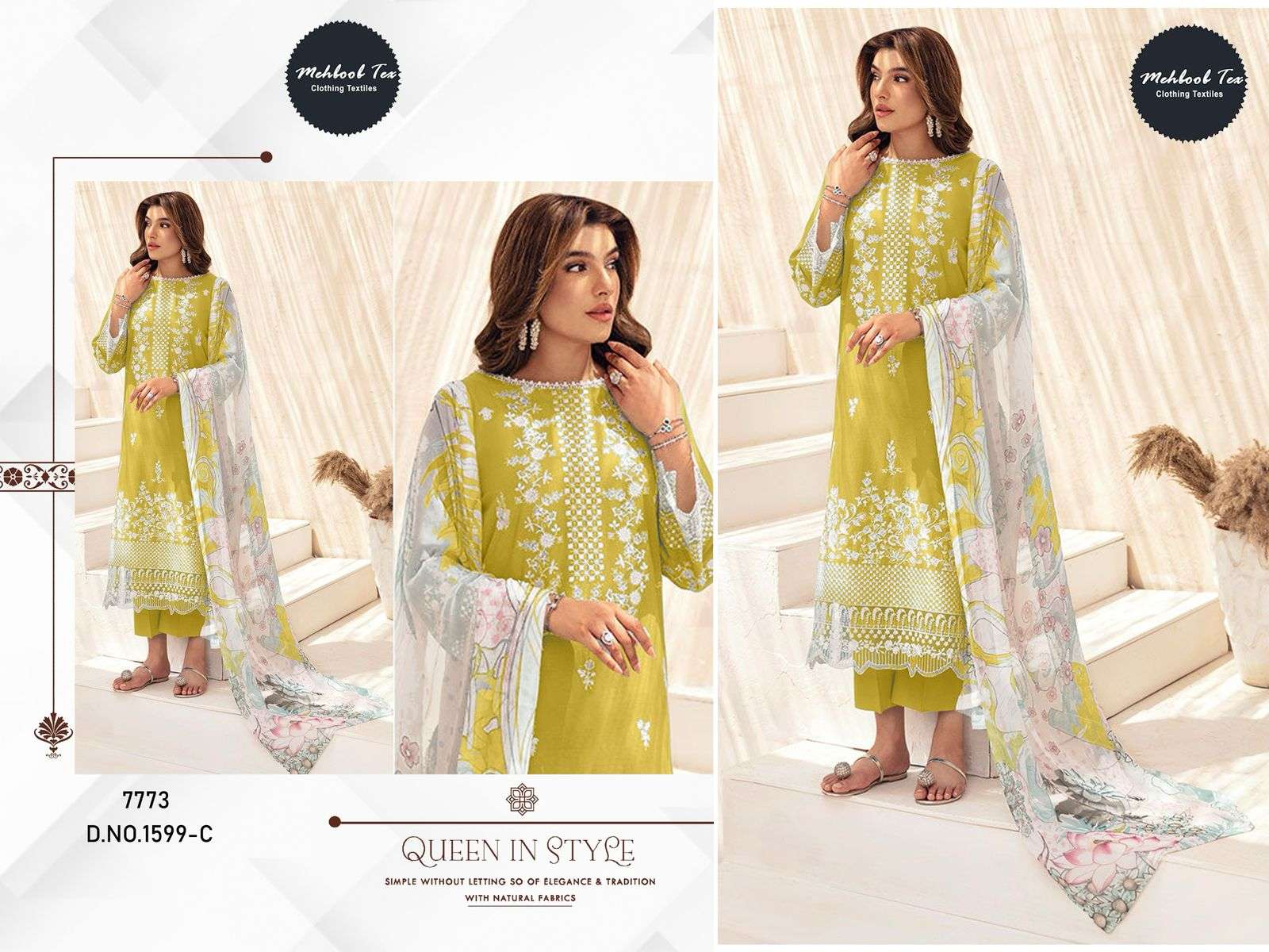 MARIA B LUXE-3 NX DNo - 1599 by MEHBOOB TEX-03