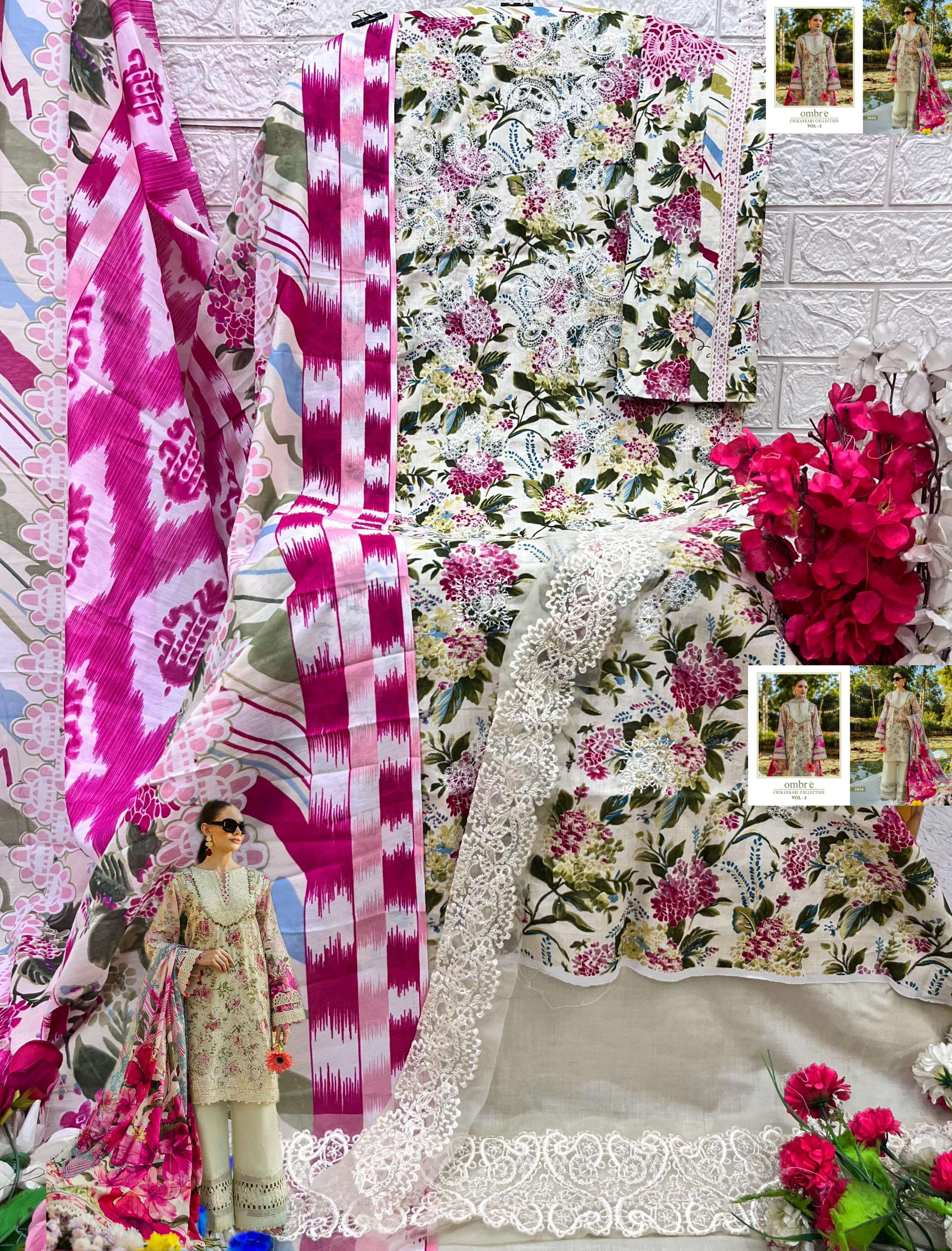 OMBRE CHIKANKARI COLLECTION VOL-02 BY SHREE-10