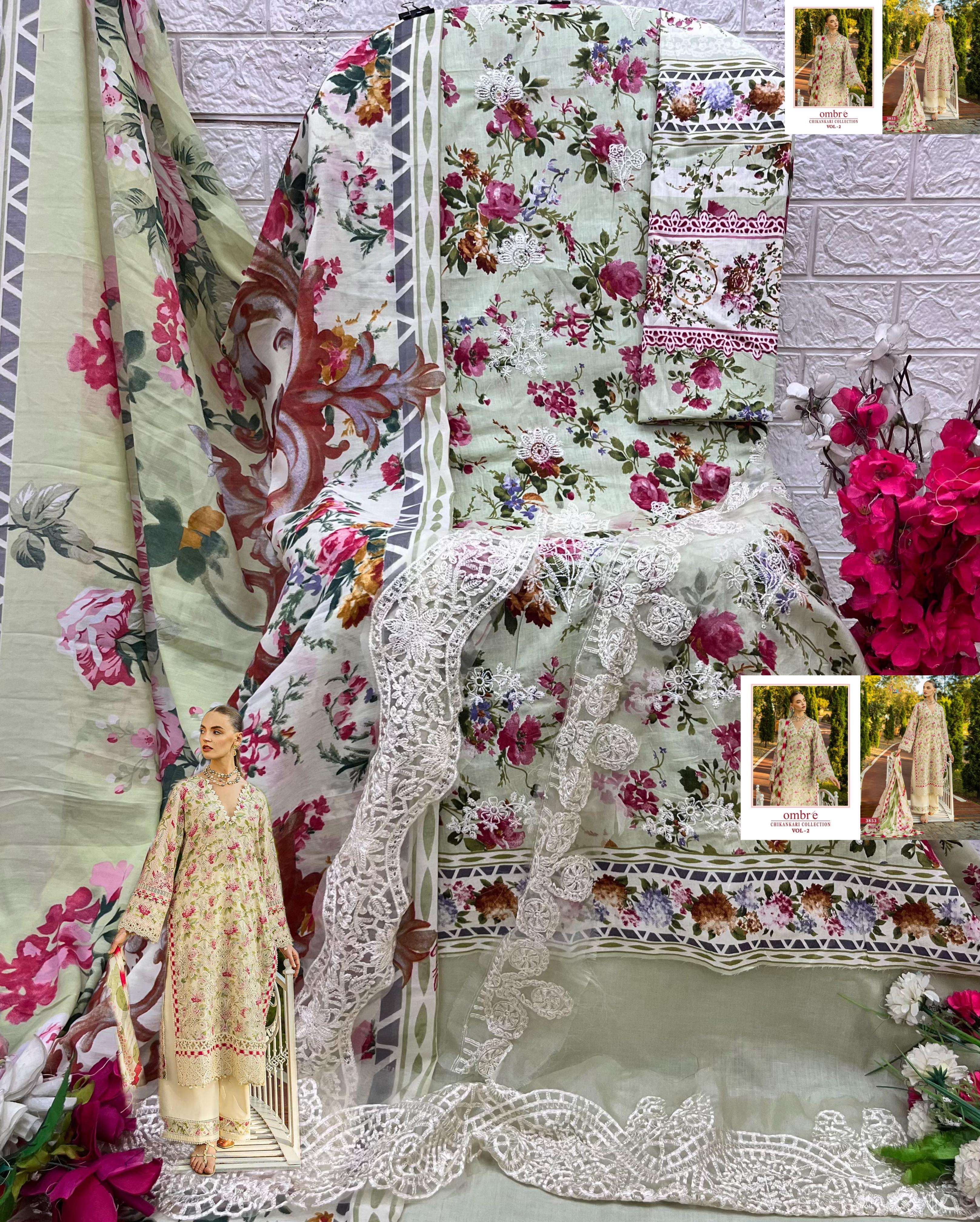 OMBRE CHIKANKARI COLLECTION VOL-02 BY SHREE-11