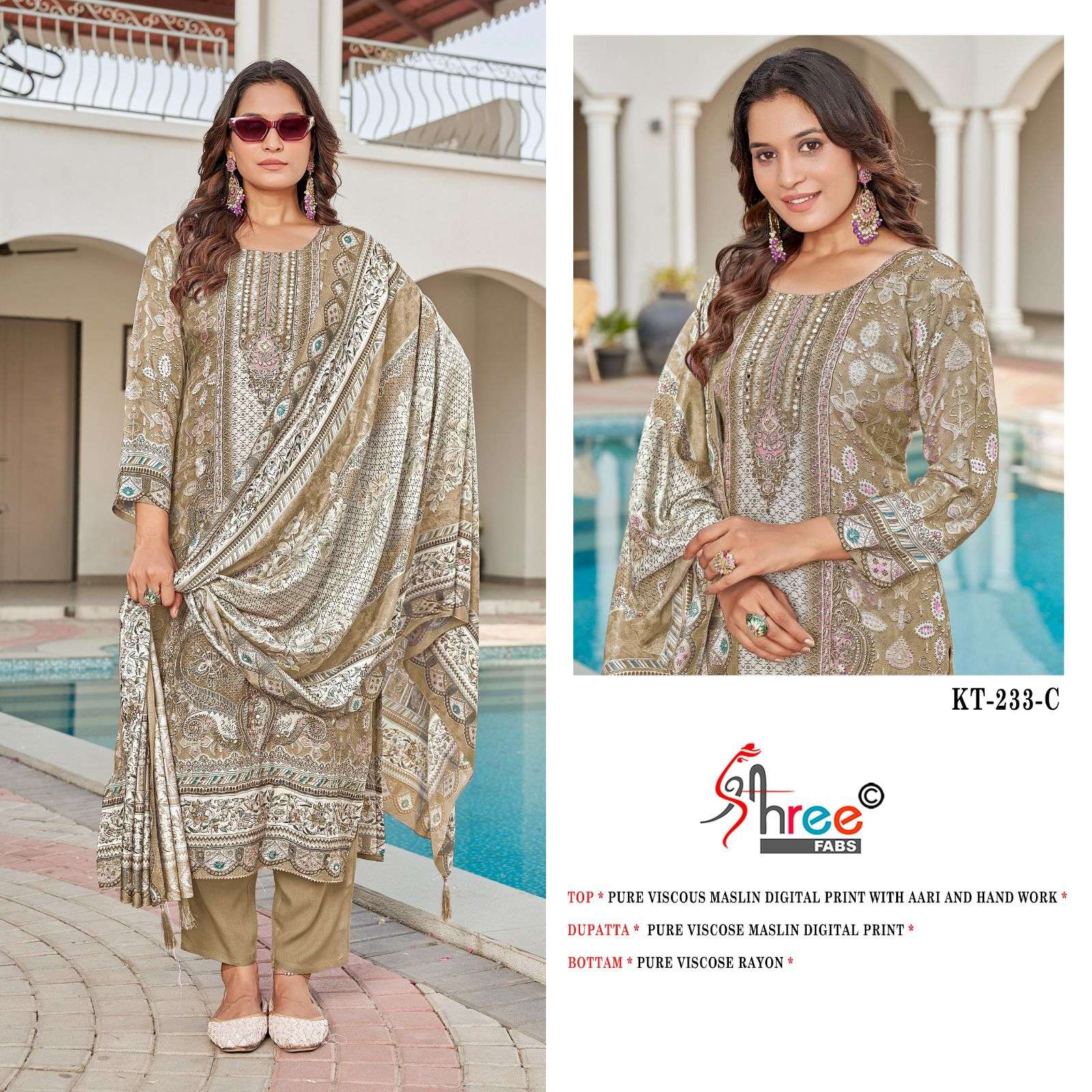 Super Hit Design of Maslin Design number KT 233 by Shree-03