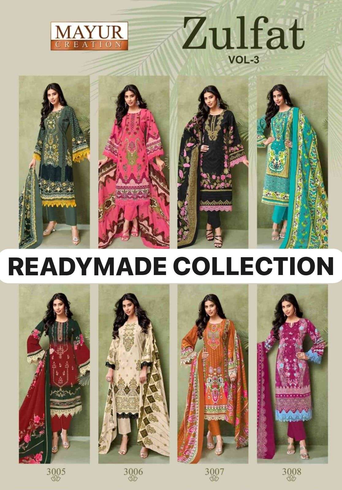 ZULFAT VOL 3 Ready Wear by Mayur-01-08