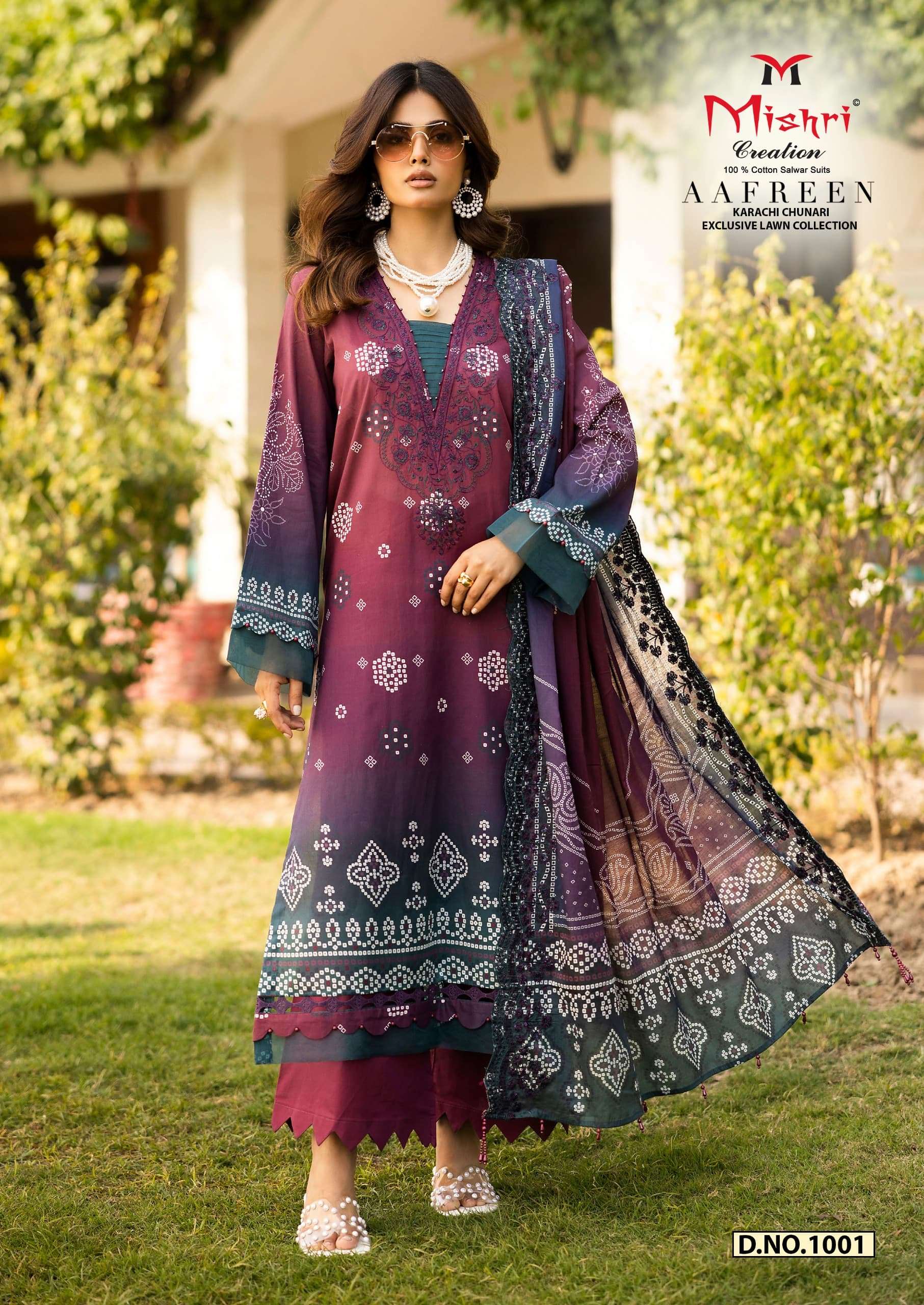 AAFREEN Ready Wear Karachi Chunari by Mishri-03